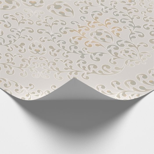 Mandala Baroque Ornament Pattern Design Cadeaupapier (Hoek)