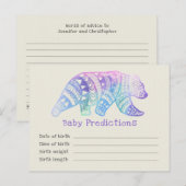 Mandala Beer Baby shower Voorspellingen en advies Briefkaart (Voorkant / Achterkant)