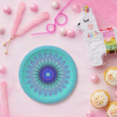 Mandala bevroren papieren bordje (Feest)