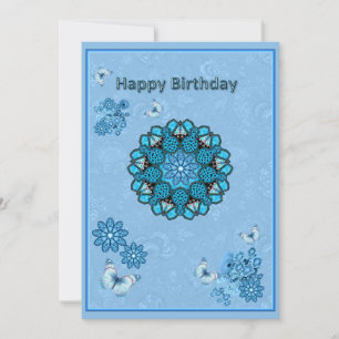 Mandala Birthday Flat Kaart
