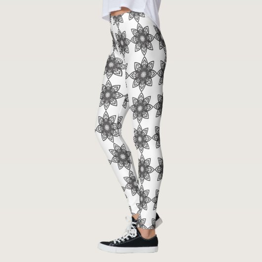 Mandala Black en White Leggings (Links)