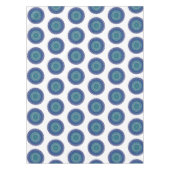 Mandala Blauw Zwart Groen Verjaardagsfeest Tafelkleed (Voorkant)