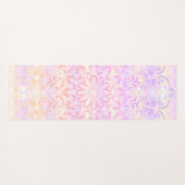 Mandala Bleek Roze en Oranje Yogamat (Achterkant (horizontaal))