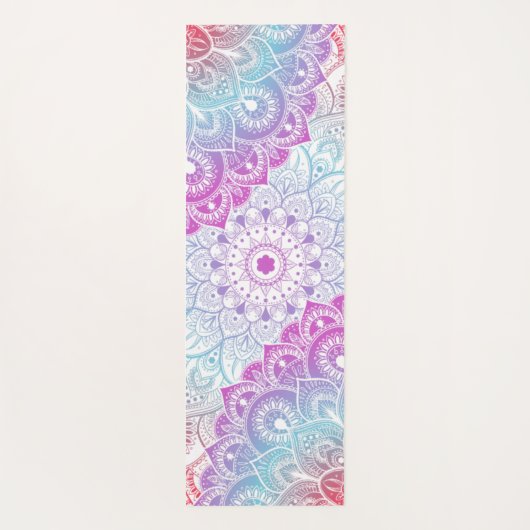Mandala Bliss Kleurrijk Yogamat (Achterkant)