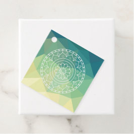 Mandala Bloem Boho Etnisch Ontwerp Bedankjes Labels