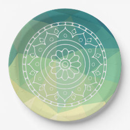 Mandala Bloem Boho Inspiratie Papieren Bordje