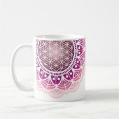 Mandala - Bloem des levens - roos Koffiemok (Links)