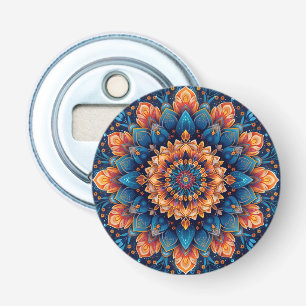 Mandala Bloem Digitale Kunst Stijl-23907. Button Flesopener