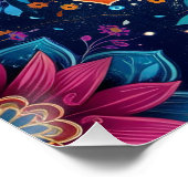 Mandala Bloem Digitale Kunst Stijl-23907 Perfect Poster (Hoek)