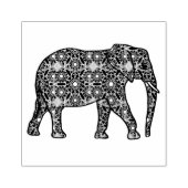Mandala-bloem-olifant Rubberstempel (Afrduk)