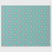 Mandala Bloem Ontwerp Patroon Cadeaupapier (Vlak)