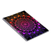 Mandala Bloem Ontwerp Schets Kunst Notitieboek (Rechterzijde)