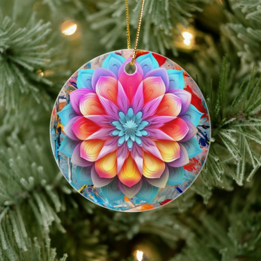 Mandala bloem Ornament (Boom)