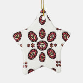 Mandala Bloem Patroon Keramisch Ornament (Rechts)