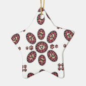 Mandala Bloem Patroon Keramisch Ornament (Links)