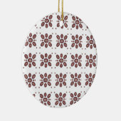 Mandala Bloem Patroon Keramisch Ornament (Rechts)