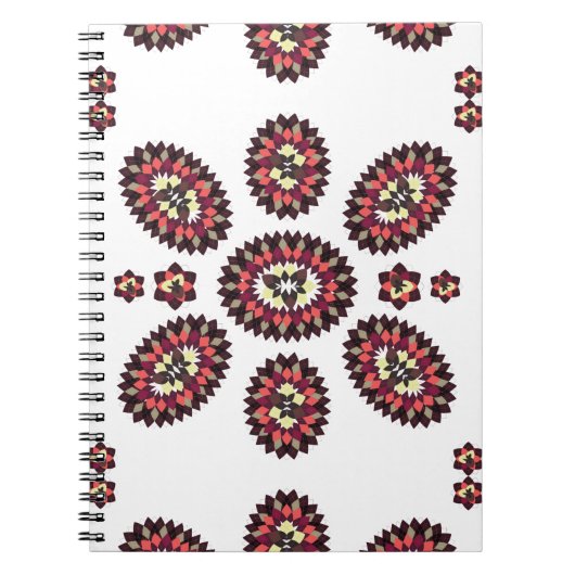 Mandala Bloem Patroon Notitieboek (Voorkant)