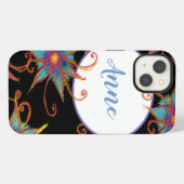 Mandala Bloem Persoonlijk iPhone Hoesje (Achterkant horizontaal)