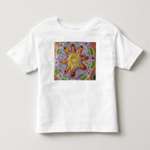 Mandala Bloem Tekening Peuter Fijne Jersey T-shirt