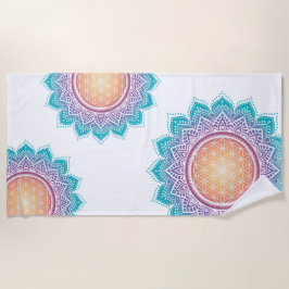 Mandala Bloem van levenszon Strandlaken