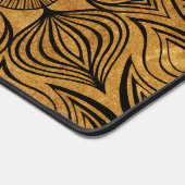 Mandala Bloem Zen Tan Neutraal Zwart Lichtbruin Bureaumat (Hoek)