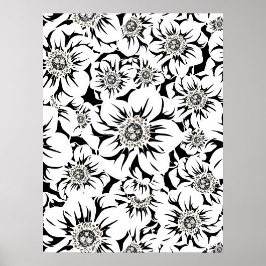 Mandala Bloemen 6 Poster (Voorkant)