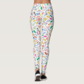 mandala bloemen leggings (Achterkant)