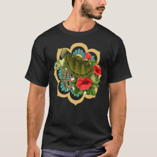Mandala Bloemen Ocean Animal Polynesian Hawaiian T T-shirt