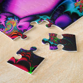 mandala bloemen puzzel legpuzzel (Zijkant)