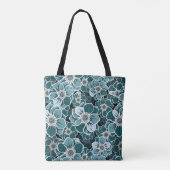 Mandala Bloemen Tote Bag (Achterkant)