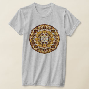 Mandala / bloemenontwerp t-shirt