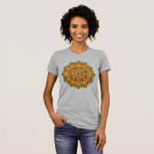 Mandala / bloemenontwerp t-shirt (Voorkant volledig)