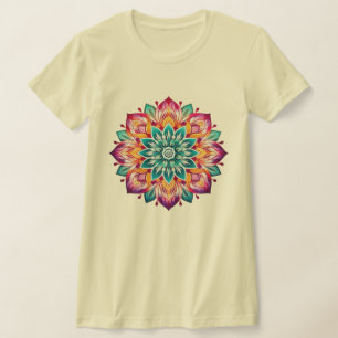 Mandala / bloemenontwerp t-shirt