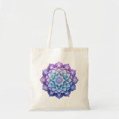 Mandala / bloemenontwerp tote bag (Voorkant)