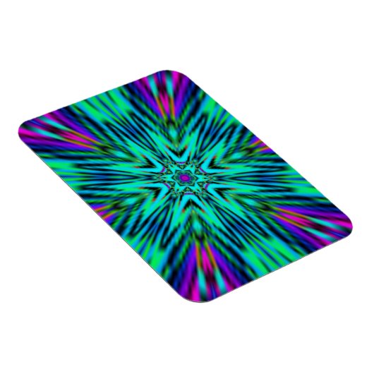 Mandala bloemontwerp magneet (Rechterzijde)