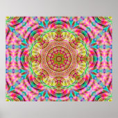 Mandala bloemontwerp poster (Voorkant)
