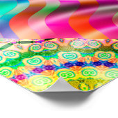 Mandala bloemontwerp poster (Hoek)