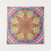 Mandala bloemontwerp wandkleed (Voorkant (horizontaal))