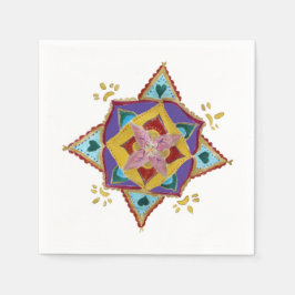 Mandala Bloempapier servetten