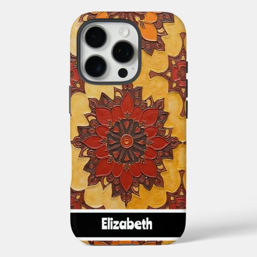 Mandala Bloom Phone Hoesje (Achterkant)