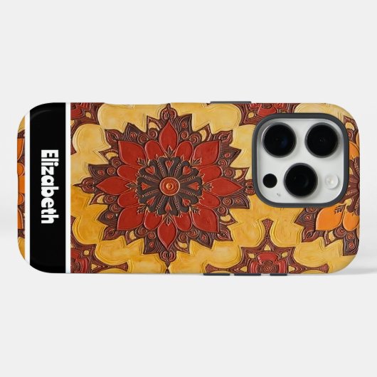  Mandala Bloom Phone Hoesje (Achterkant (horizontaal))