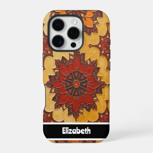 Mandala Bloom Phone Hoesje iPhone Hoesje (Achterkant)
