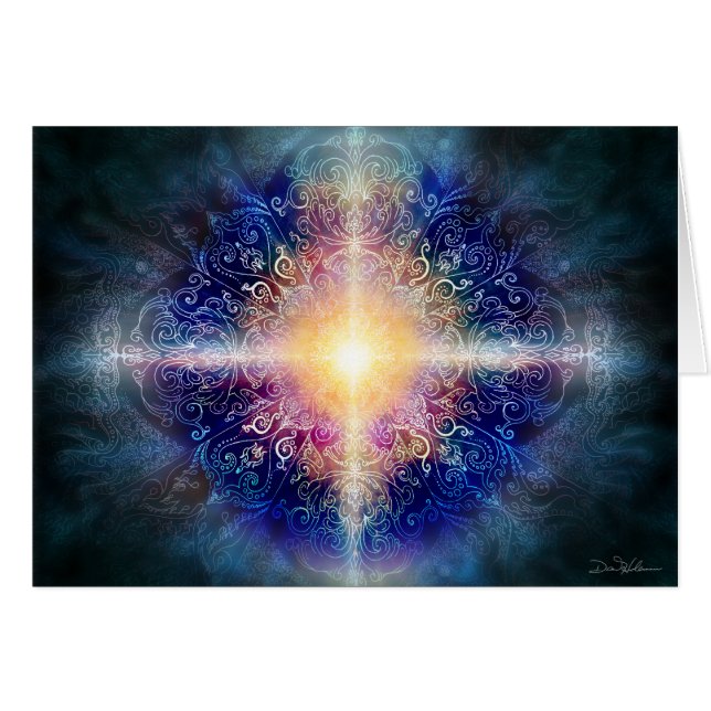 Mandala Blue 5 (Voorkant Horizontaal)