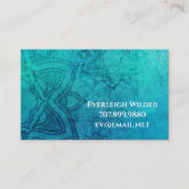 Mandala Blue Visitekaartjes (Voorkant)