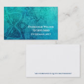 Mandala Blue Visitekaartjes (Voorkant / Achterkant)