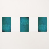 Mandala Blue Yoga Meditation Yogamat (Achterkant (horizontaal))