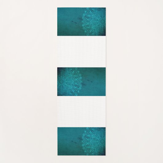 Mandala Blue Yoga Meditation Yogamat (Voorkant)