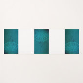 Mandala Blue Yoga Meditation Yogamat (Voorkant (horizontaal))