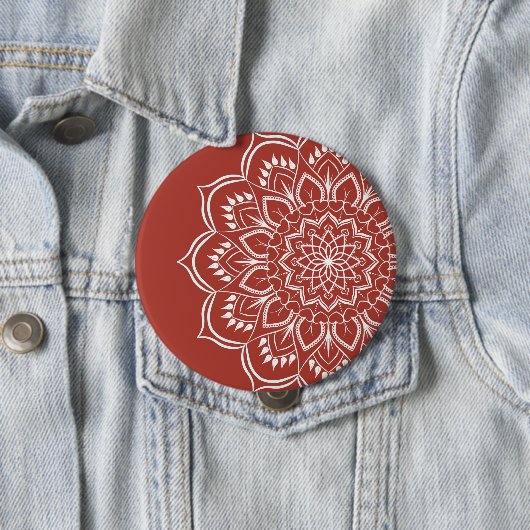 Mandala Bohemian Ronde Button 4,0 Cm (In situ)
