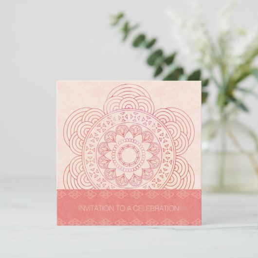 Mandala Boho Chic 60ste verjaardag Kaart (Staand voorkant)